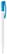 Toppoint Nash solid-colour ballpoint pen - White / Light Blue