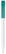 Toppoint Nash solid-colour ballpoint pen - White / Turquoise