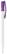 Toppoint Nash solid-colour ballpoint pen - White / Purple