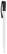 Toppoint Nash solid-colour ballpoint pen - White / Black