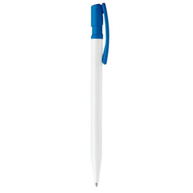Toppoint Nash hardcolour ballpoint - White / Royal Blue
