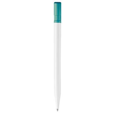Toppoint Nash hardcolour ballpoint - White / Turquoise