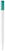 Toppoint Nash solid-colour ballpoint pen - White / Turquoise