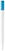 Toppoint Nash solid-colour ballpoint pen - White / Light Blue
