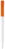 Toppoint Nash solid-colour ballpoint pen - White / Orange
