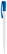 Toppoint Nash solid-colour ballpoint pen - White / Royal Blue