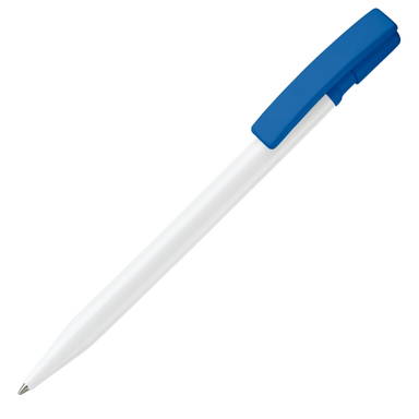Toppoint Nash hardcolour ballpoint - White / Royal Blue