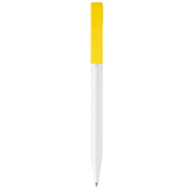 Toppoint Nash hardcolour ballpoint - White / Yellow
