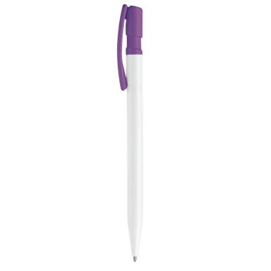 Toppoint Nash hardcolour ballpoint - White / Purple