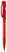 Toppoint Nash transparant balpen - Transparant / Rood