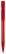 Toppoint Nash transparant balpen - Transparant / Rood