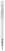 Toppoint Nash transparant balpen - Transparant / Wit