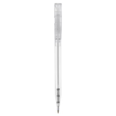 Stylo Toppoint Nash transparent - Transparent / Blanc