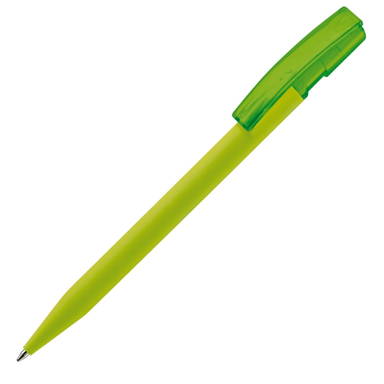 Stylo bille Toppoint Nash soft touch - Vert clair