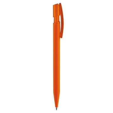Stylo bille Toppoint Nash soft touch - Orange