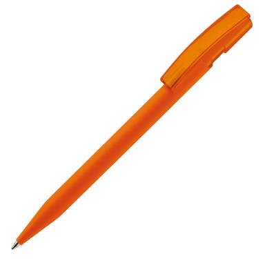 Stylo bille Toppoint Nash soft touch - Orange