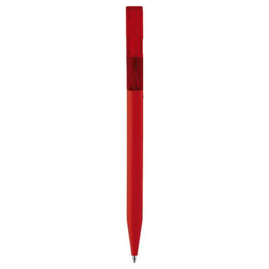 Stylo bille Toppoint Nash soft touch - Rouge