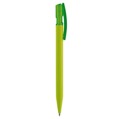Stylo bille Toppoint Nash soft touch - Vert clair