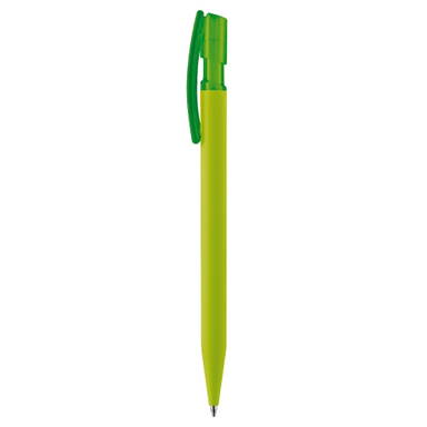 Stylo bille Toppoint Nash soft touch - Vert clair