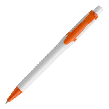 Stilolinea Olly hardcolour Kugelschreiber - Weiß / Orange