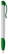 Toppoint Apollo grip hardcolour balpen  - Wit / Groen