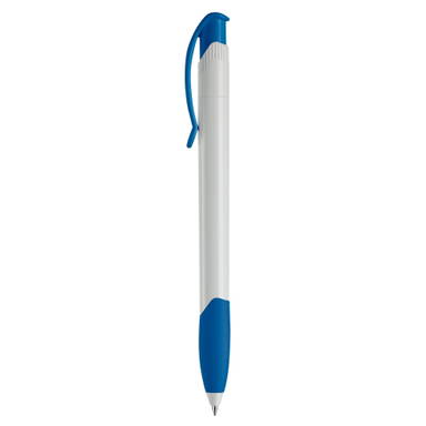 Stylo grip Apollo hardcolour Toppoint - Blanc / Bleu roi