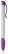 Toppoint Apollo grip hardcolour balpen  - Wit / Paars