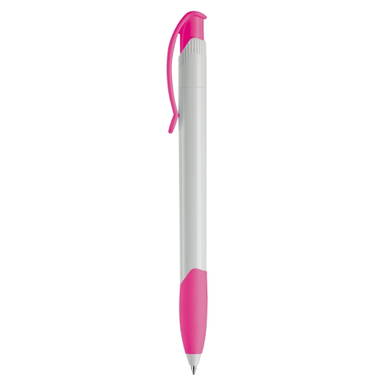 Stylo grip Apollo hardcolour Toppoint - Blanc / Rose