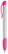 Toppoint Apollo grip hardcolour balpen  - Wit / Roze