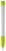 Toppoint Apollo grip hardcolour balpen  - Wit / Lichtgroen