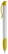 Toppoint Apollo grip hardcolour balpen  - Wit / Geel