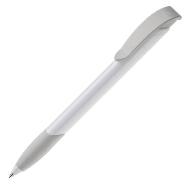 Stylo grip Apollo hardcolour Toppoint - Blanc / Argent
