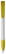 Toppoint Apollo grip hardcolour balpen  - Wit / Geel