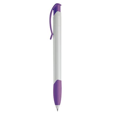 Stylo grip Apollo hardcolour Toppoint - Blanc / Violet