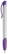 Toppoint Apollo grip hardcolour balpen  - Wit / Paars
