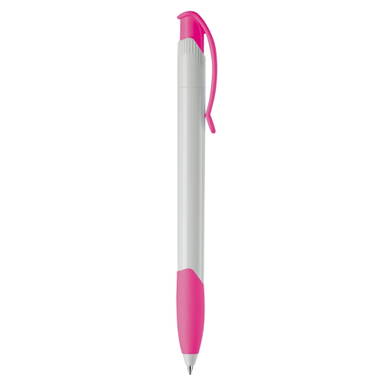 Stylo grip Apollo hardcolour Toppoint - Blanc / Rose