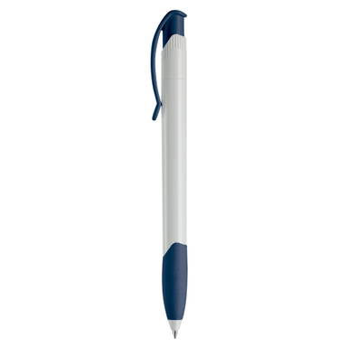 Stylo grip Apollo hardcolour Toppoint - Blanc / Bleu foncé