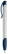 Toppoint Apollo grip hardcolour balpen  - Wit / Donkerblauw