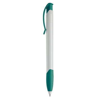 Stylo grip Apollo hardcolour Toppoint - Blanc / Turquoise