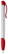 Toppoint Apollo grip hardcolour balpen  - Wit / Rood