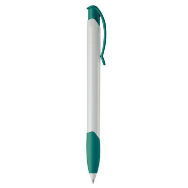 Stylo grip Apollo hardcolour Toppoint - Blanc / Turquoise