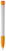 Toppoint Apollo grip hardcolour balpen  - Wit / Oranje