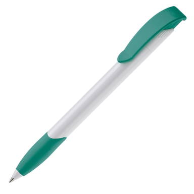 Stylo grip Apollo hardcolour Toppoint - Blanc / Turquoise