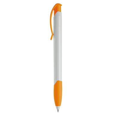 Stylo grip Apollo hardcolour Toppoint - Blanc / Orange