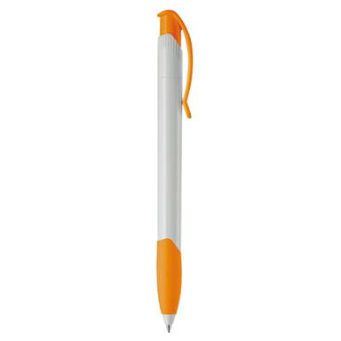 Stylo grip Apollo hardcolour Toppoint - Blanc / Orange
