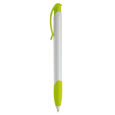 Stylo grip Apollo hardcolour Toppoint - Blanc / Vert clair
