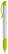 Toppoint Apollo grip hardcolour balpen  - Wit / Lichtgroen