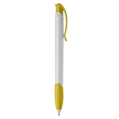 Stylo grip Apollo hardcolour Toppoint - Blanc / Jaune