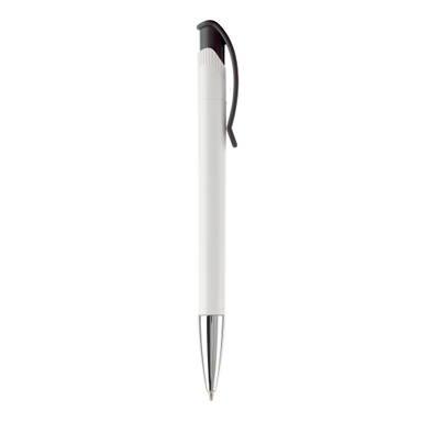 Stylo métal Toppoint Apollo hardcolour - Blanc / Noir