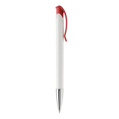 Stylo métal Toppoint Apollo hardcolour - Blanc / Rouge